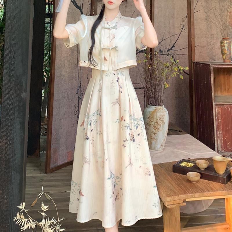 Women'S Fashion Petite - 2026 Summer New Chinese Style Loose