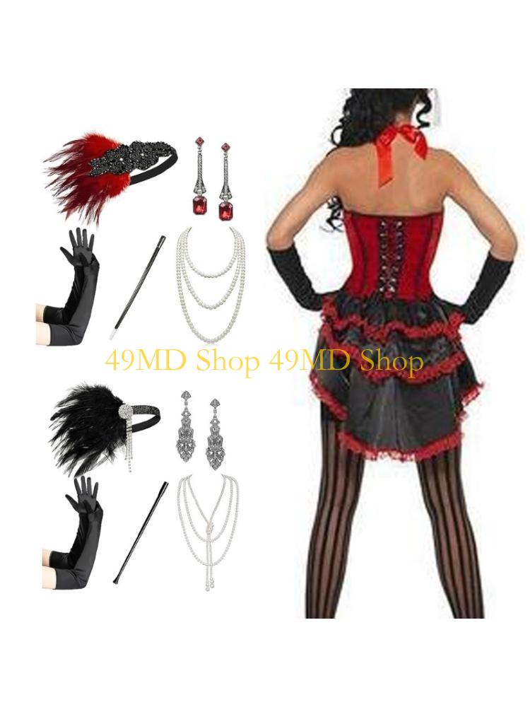 Women'S Fashion In The 1920S - 49MD 1920s Flapper Party Costume Accessories
