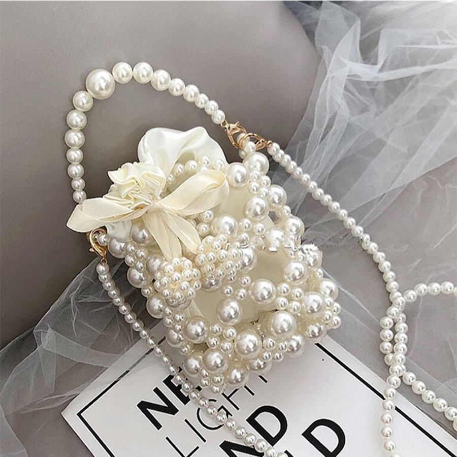 Coin Purse Women - Purses and Handbags Cute Pearl Crossbody