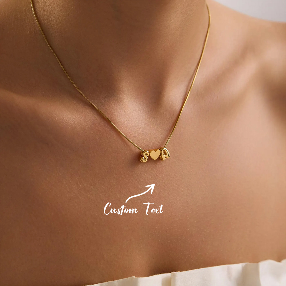 Women Fashion Names - Custom Two Initial Name 3d Bubble