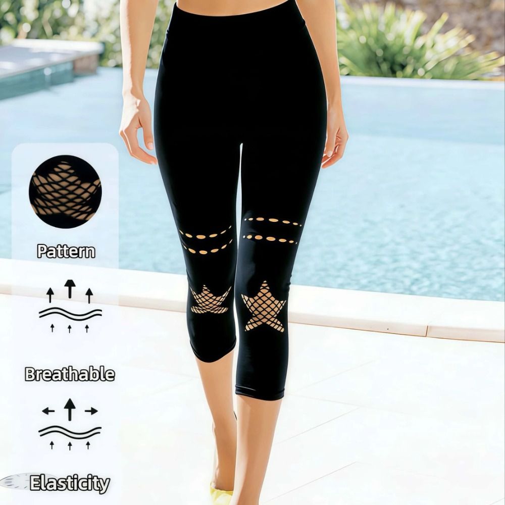 New Hollow Out Women's Mesh Le - огляд і ціна High Waist Leggings