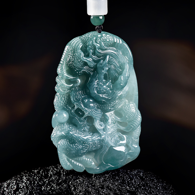 Natural Burmese Jadeite Dragon - огляд і ціна Women'S Fashion