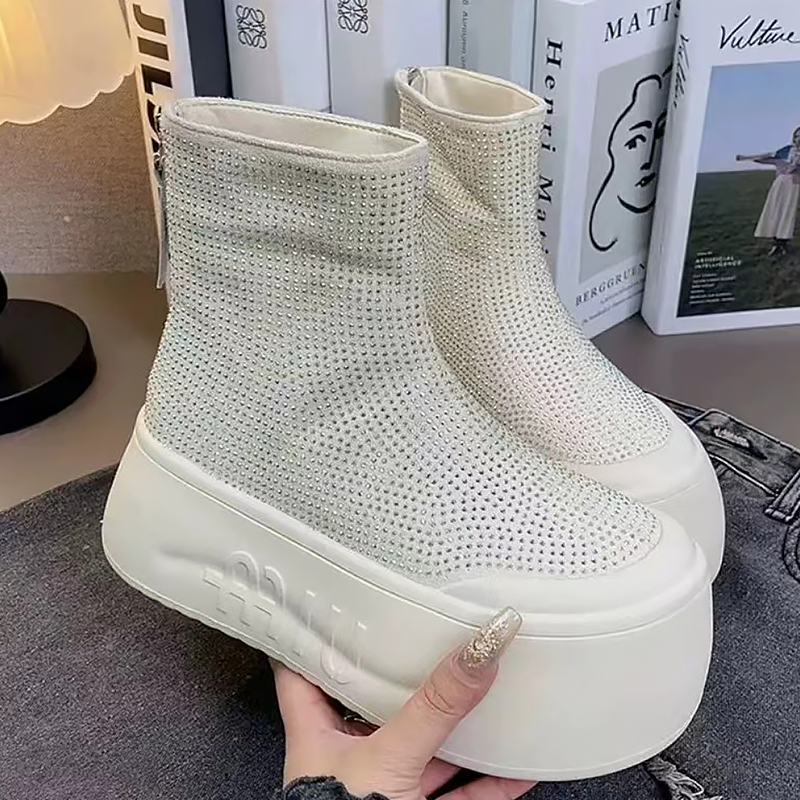 Luxury Rhinestone Woman Bootie - огляд і ціна Women'S Fashion Korea