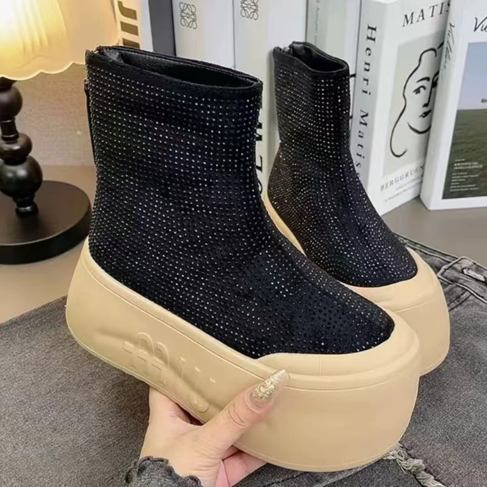 Luxury Rhinestone Woman Bootie - огляд і ціна Women'S Fashion Korea