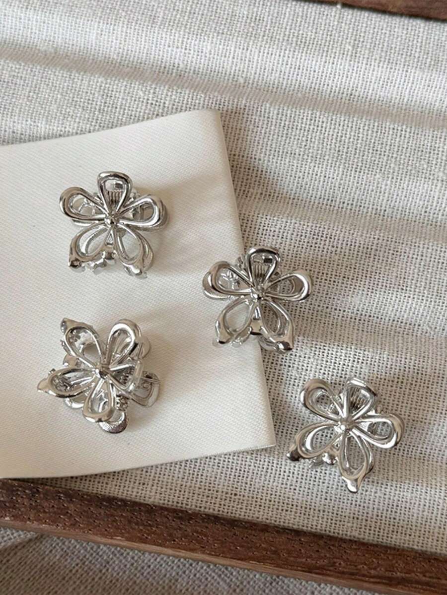 12pcs/4pcs Metal Flower Petite - огляд і ціна Women'S Fashion Petite