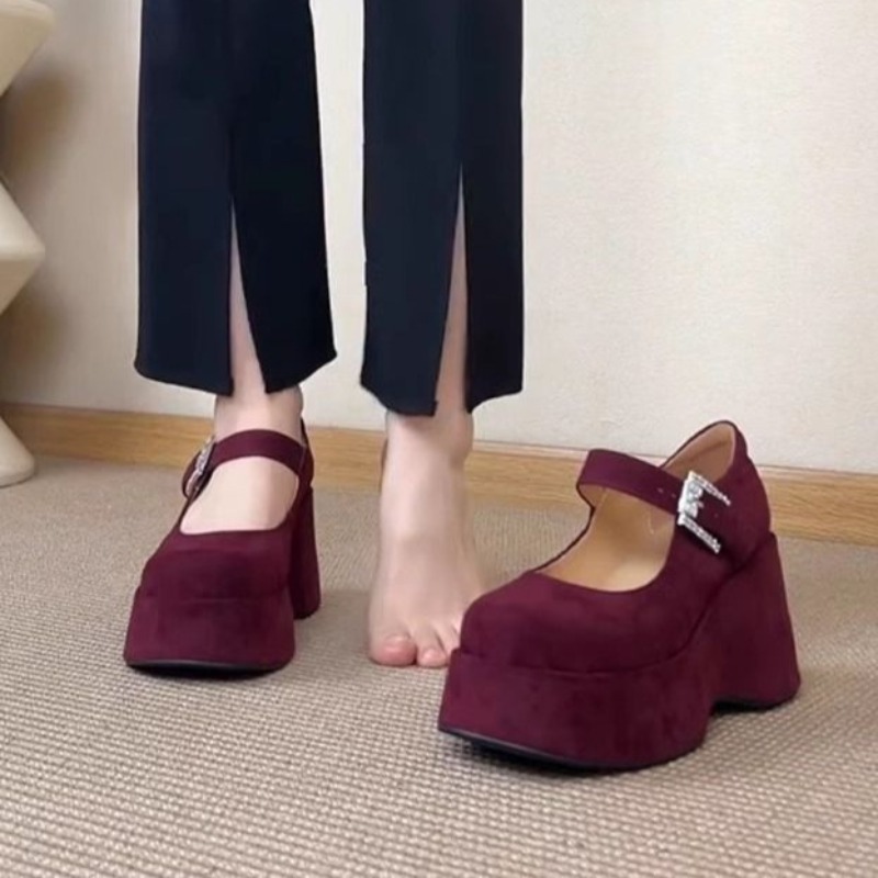 Thick Platform Mary Jane Shoes - огляд і ціна Women'S Fashion Korea