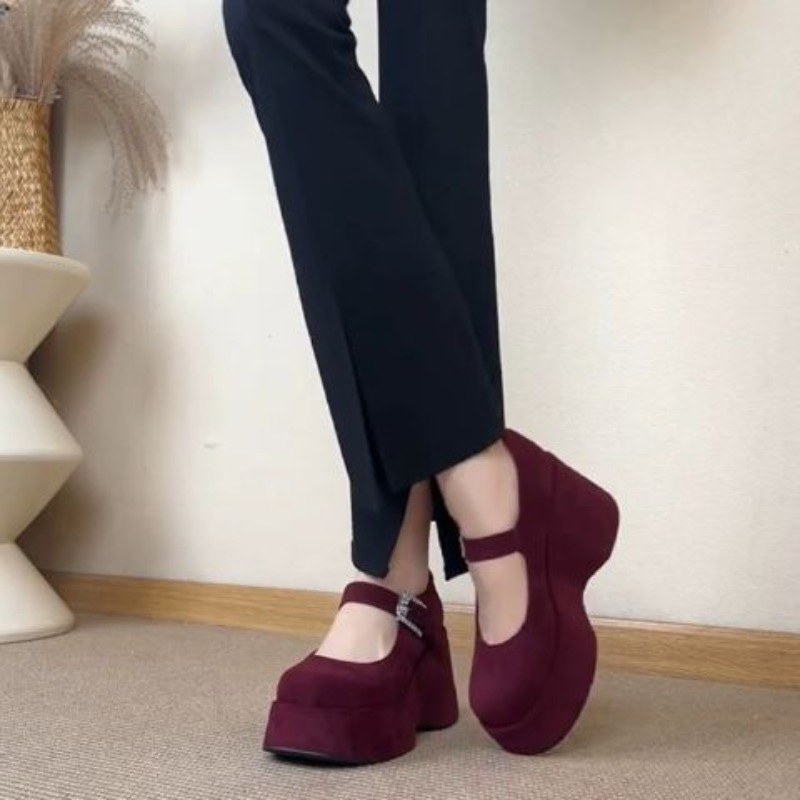 Thick Platform Mary Jane Shoes - огляд і ціна Women'S Fashion Korea