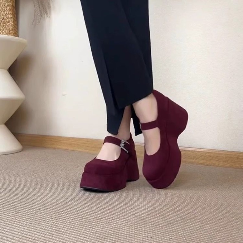 Thick Platform Mary Jane Shoes - огляд і ціна Women'S Fashion Korea
