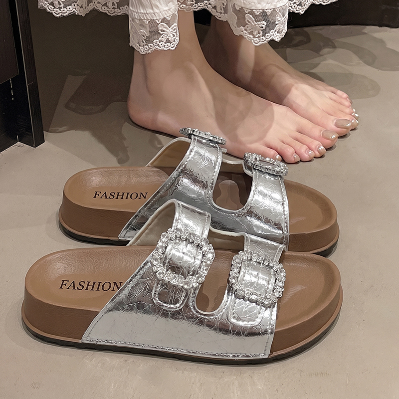 Fashion Crystal Square Buckle  - огляд і ціна Women'S Fashion Korea