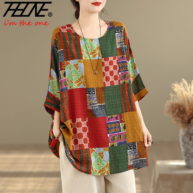 THHONE Women Shirts Print Loos - огляд і ціна Women'S Fashion Essentials