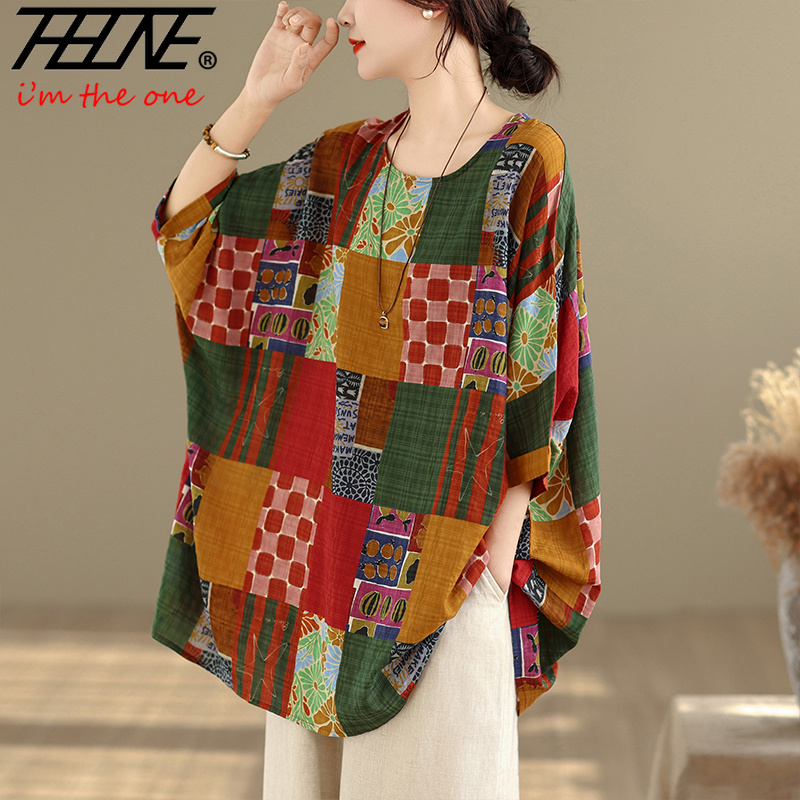 THHONE Women Shirts Print Loos - огляд і ціна Women'S Fashion Essentials