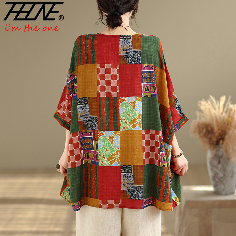 THHONE Women Shirts Print Loos - огляд і ціна Women'S Fashion Essentials