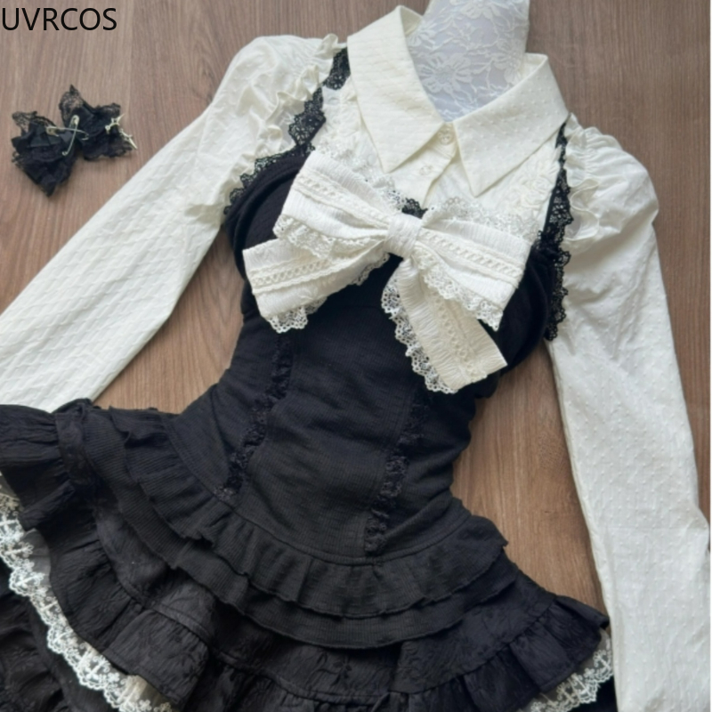 Y2k Aesthetic Lolita Style 3 P - огляд і ціна Women Fashion Japan