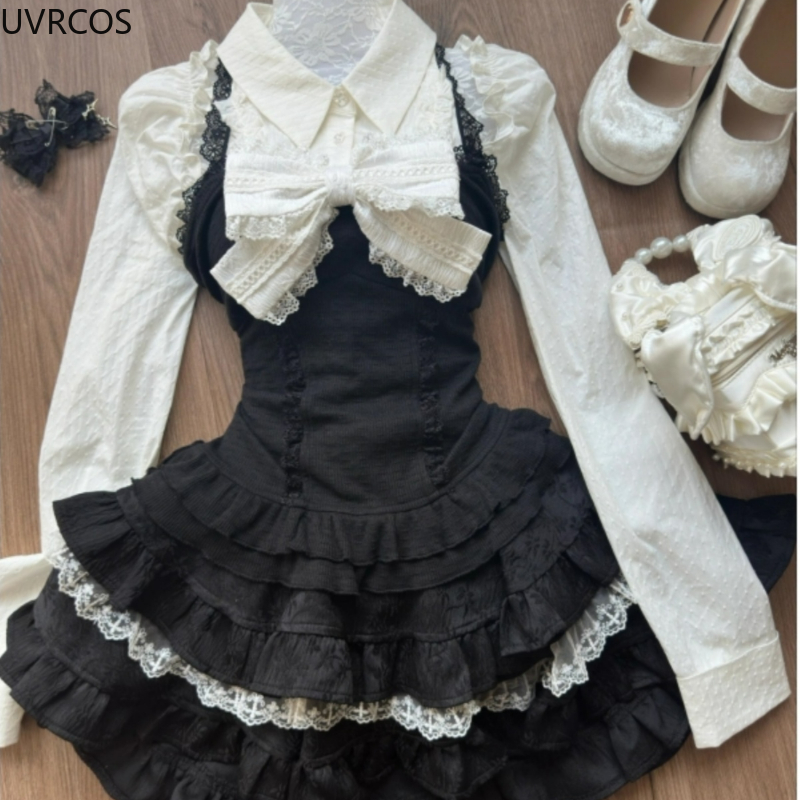 Y2k Aesthetic Lolita Style 3 P - огляд і ціна Women Fashion Japan