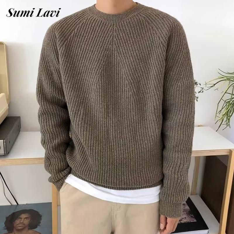 Streetwear Fashion Mens Knit S - огляд і ціна Ribbed Knit Sweater