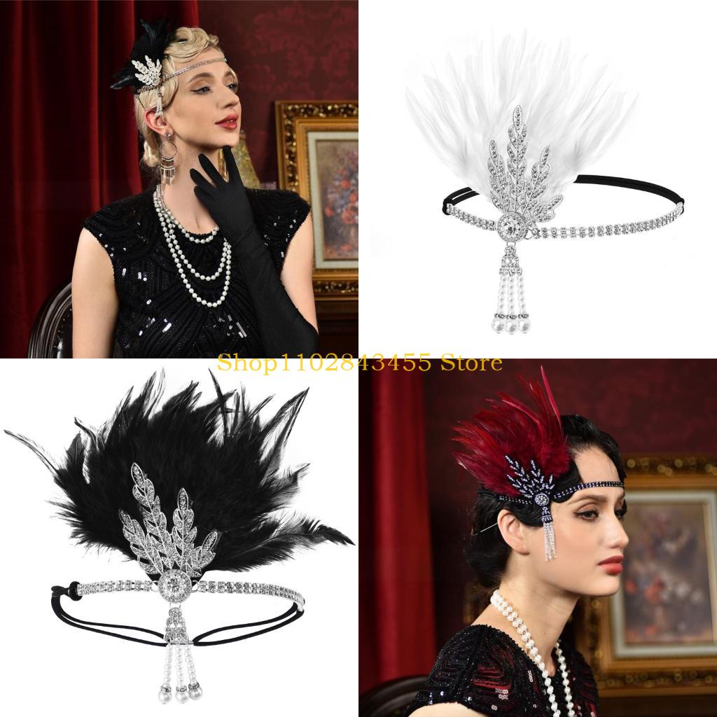 49MC 1920s Feathered Hairband  - огляд і ціна Women'S Fashion In The 1920S