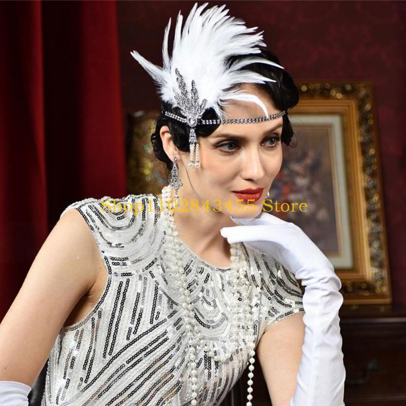 49MC 1920s Feathered Hairband  - огляд і ціна Women'S Fashion In The 1920S