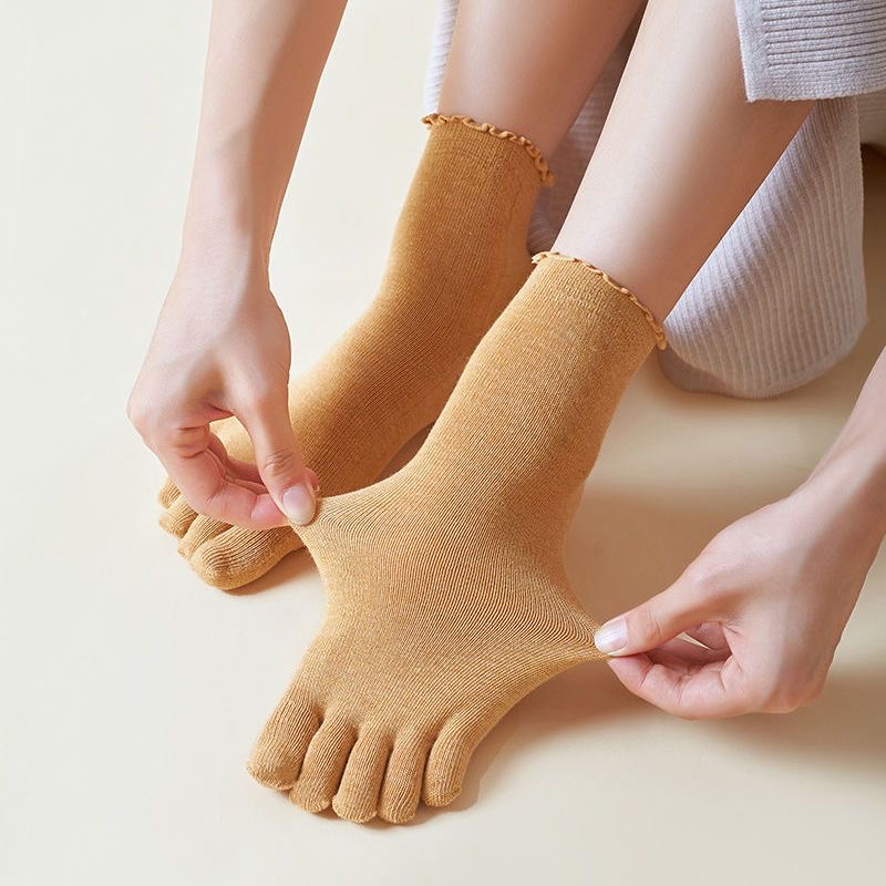 1/5 Pairs Cotton Women Five Fi - огляд і ціна Women Fashion Japan