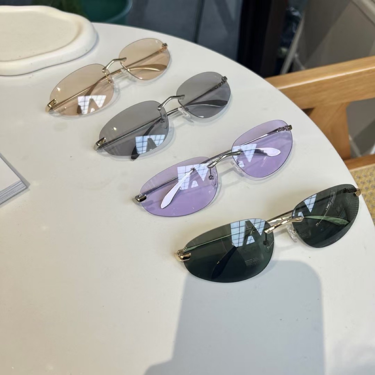 UV400 Rimless Shades, Cat Eye  - огляд і ціна Women'S Fashion Essentials