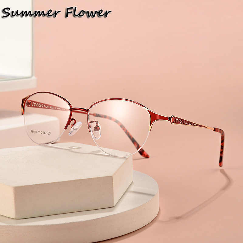 Women Oval Glasses Alloy Optic - огляд і ціна Women'S Fashion Glasses With Clear Lenses