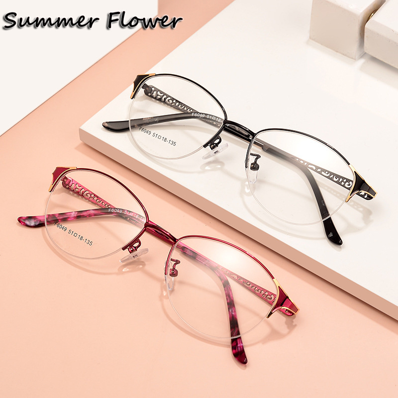 Women Oval Glasses Alloy Optic - огляд і ціна Women'S Fashion Glasses With Clear Lenses