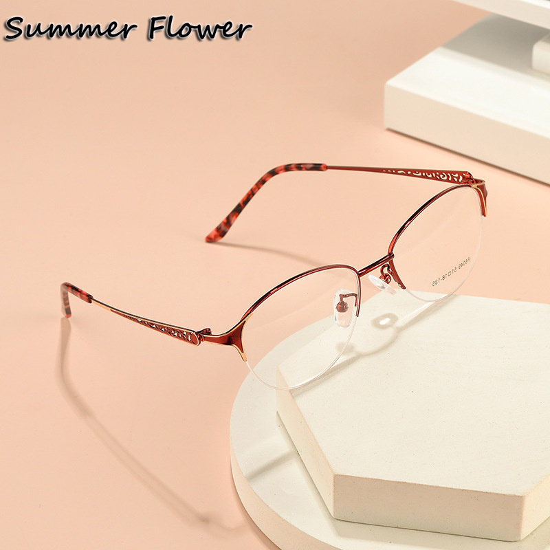 Women Oval Glasses Alloy Optic - огляд і ціна Women'S Fashion Glasses With Clear Lenses