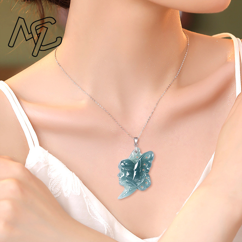 S925 Silver Natural Blue Water - огляд і ціна Women'S Fashion Gifts