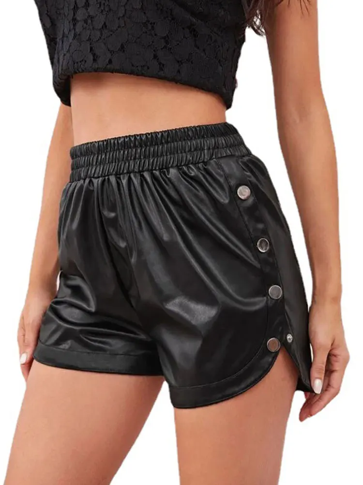 Women's Shorts Side Button Ope - огляд і ціна Women Fashion Open Now