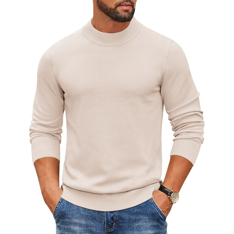 2026 Men's Mock Turtleneck Rib - огляд і ціна Ribbed Knit Sweater