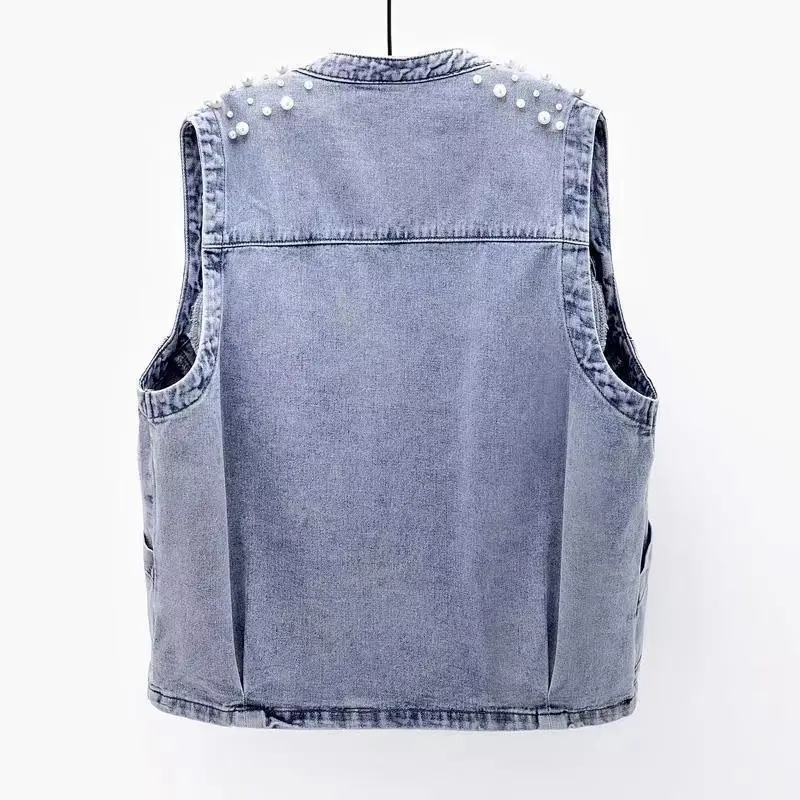 2023 New Summer Women's Beaded - огляд і ціна Women Fashion Jeans Top