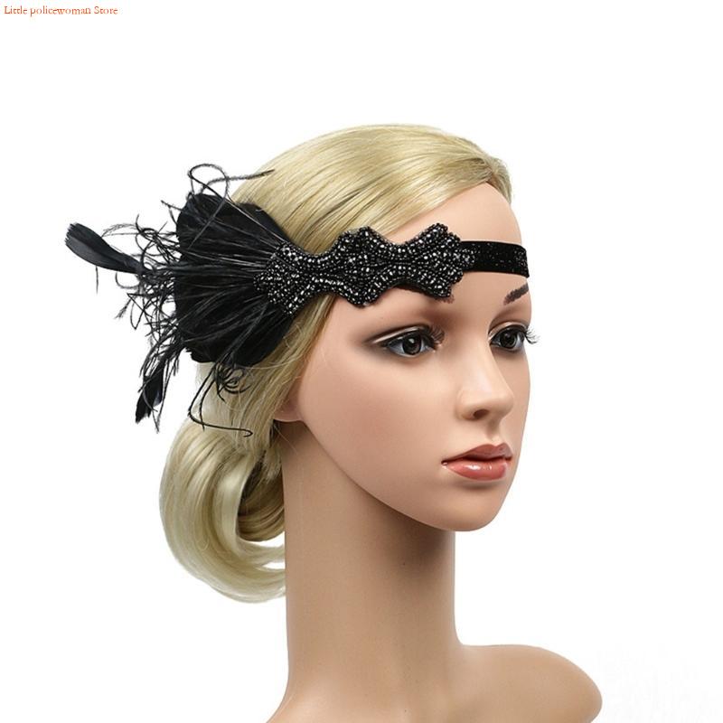 F92D 1920s Feathers Headpiece  - огляд і ціна Women'S Fashion In The 1920S