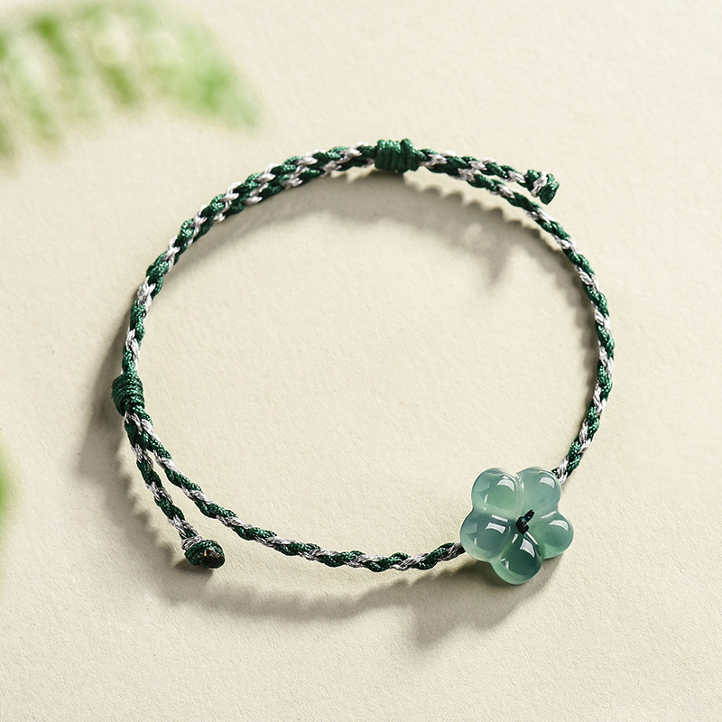 Burmese Jadeite Flower Bracele - огляд і ціна Women'S Fashion