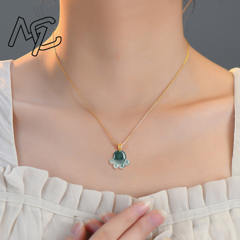 Natural Real Emerald Blue Wate - огляд і ціна Women'S Fashion
