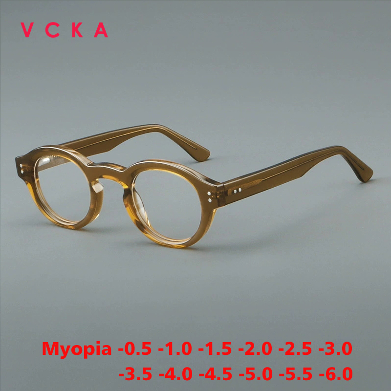 VCKA Fashion Acetate Round Myo - огляд і ціна Women'S Fashion Glasses With Clear Lenses