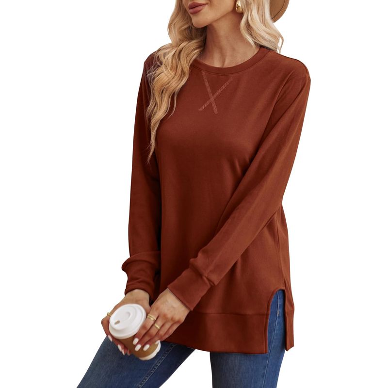 Sweatshirt women Side Split Fa - огляд і ціна Women Fashion Open Now