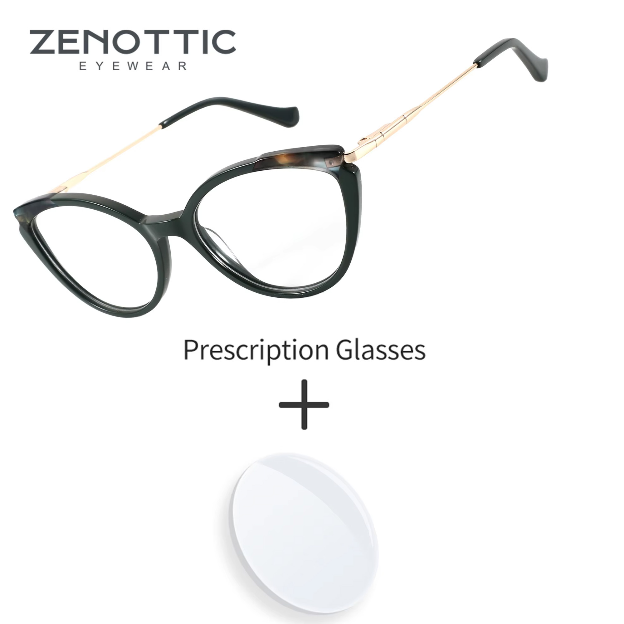 ZENOTTIC M Size Butterfly for  - огляд і ціна Women'S Fashion Glasses With Clear Lenses