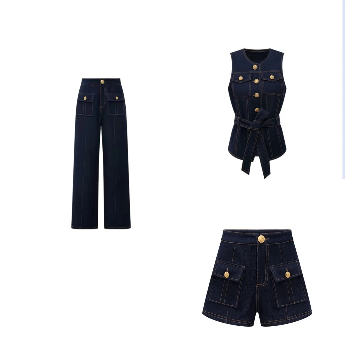 Y2K 2026 new button retro jean - огляд і ціна Women Fashion Jeans Top