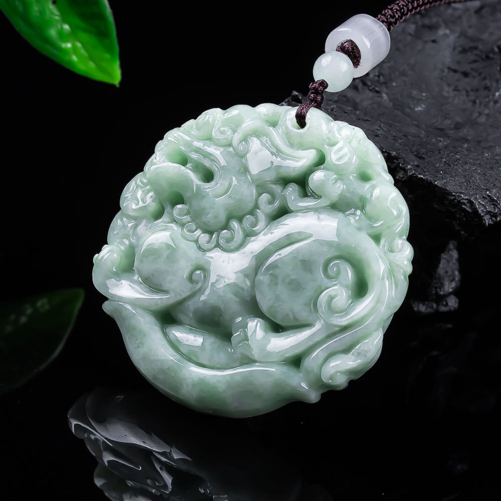 Natural Myanmar Jadeite Pixiu  - огляд і ціна Women'S Fashion Gifts