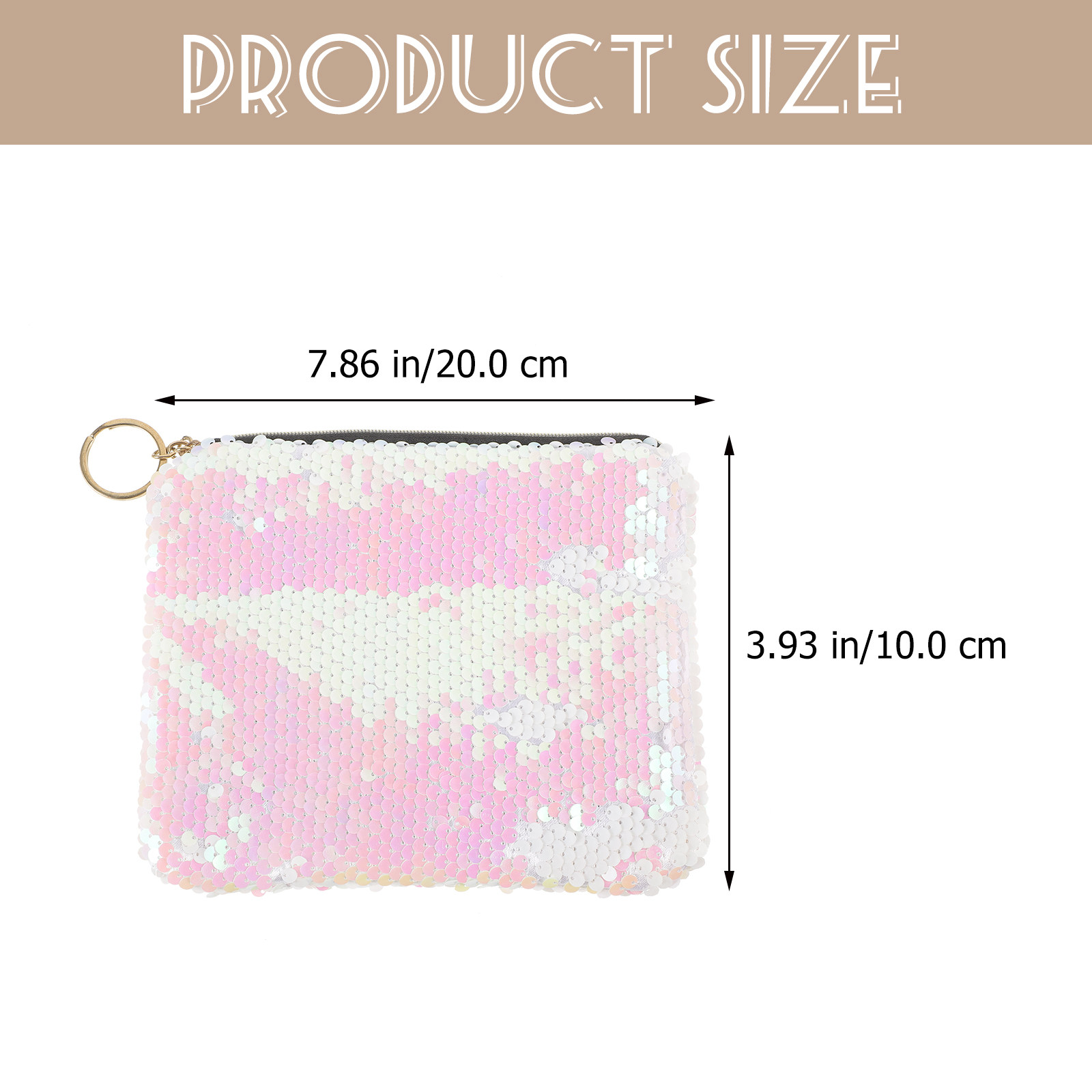 1pcs Sequined Pink Durable Mak - огляд і ціна Coin Purse Women