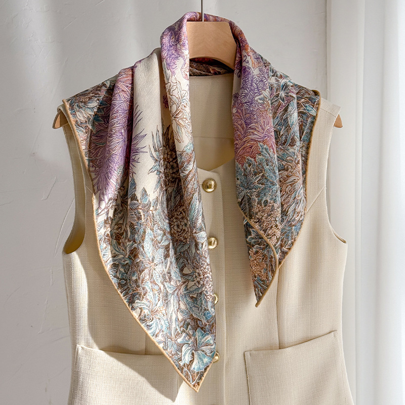 Silk Wool Scarves Woman Foular - огляд і ціна Women'S Fashion Petite
