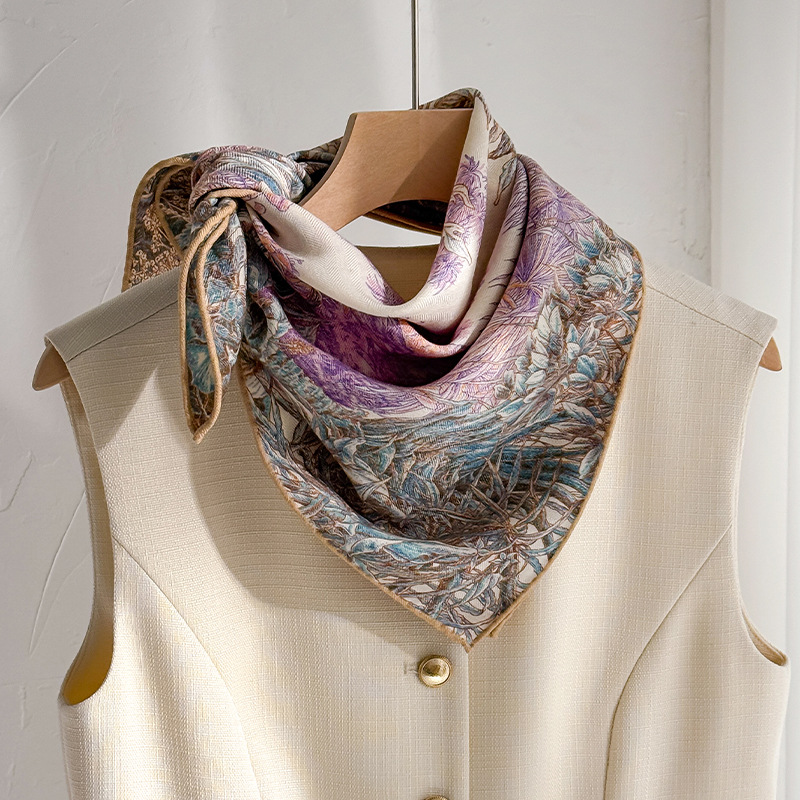 Silk Wool Scarves Woman Foular - огляд і ціна Women'S Fashion Petite