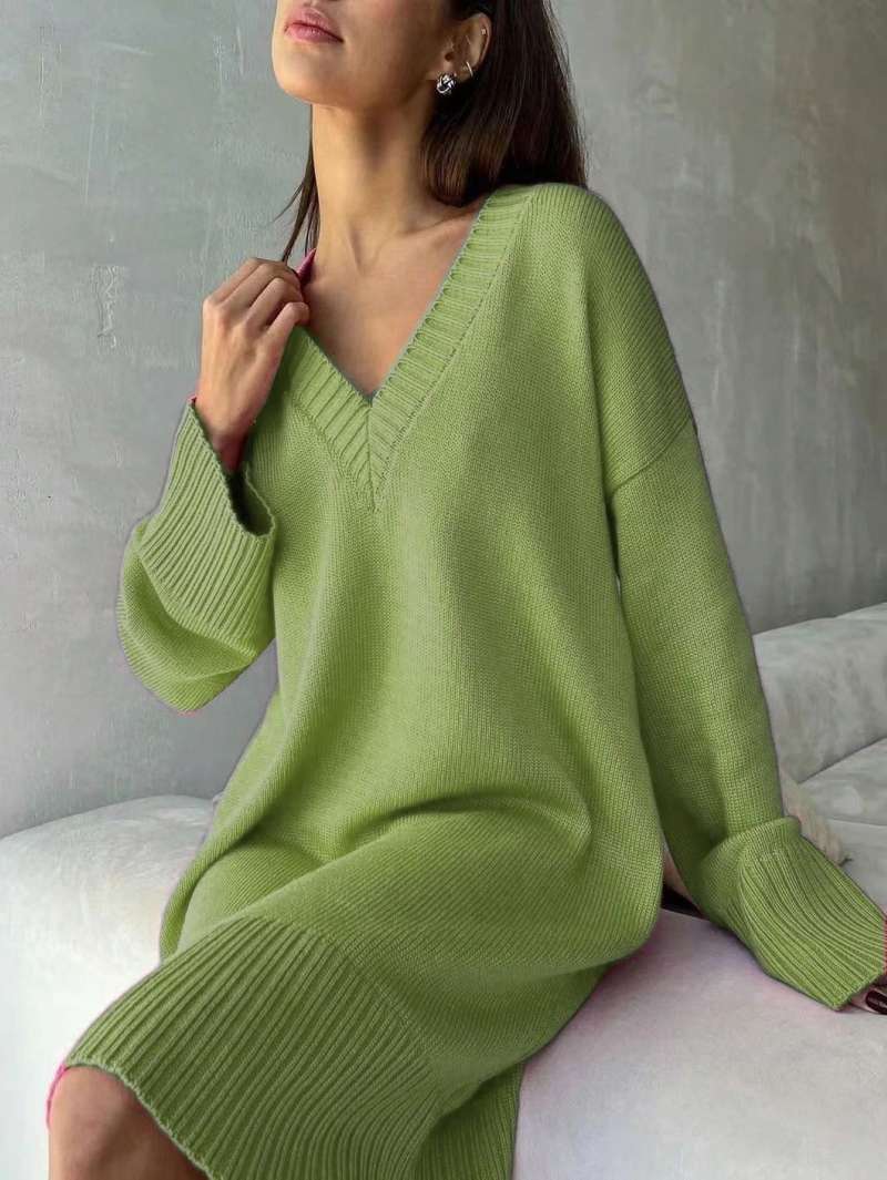 Plus Size Women Solid Color Sw - огляд і ціна Ribbed Knit Sweater