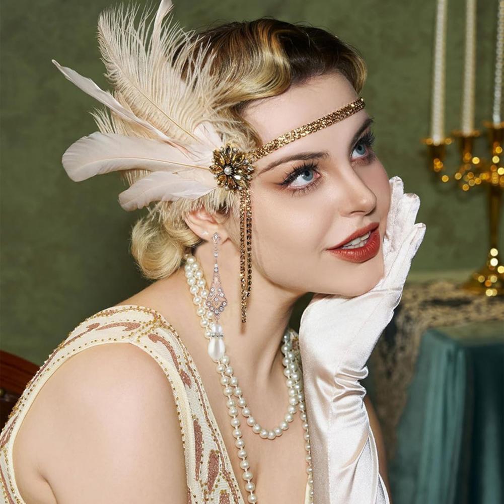 Hot！ 1920s Jewelry Set Headban - огляд і ціна Women'S Fashion In The 1920S